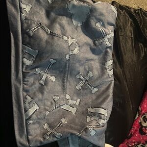 Blue Skull and Crossbones Jacket